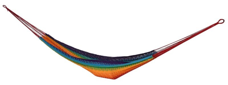 Hammock Alicante in red-yellow-blue 200x100cm by Miloo Home