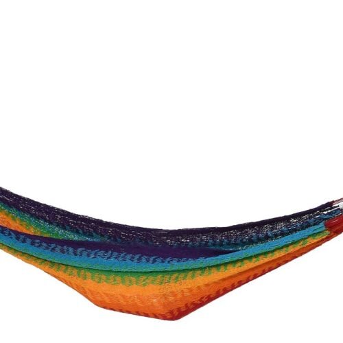 Hammock Alicante in red-yellow-blue 200x100cm by Miloo Home