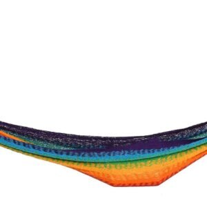 Hammock Alicante in red-yellow-blue 200x100cm by Miloo Home