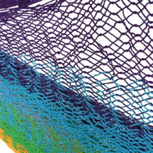 Hammock Alicante in red-yellow-blue 200x100cm by Miloo Home