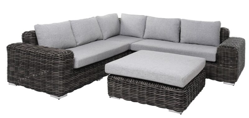 Miloo Home Maje Grey 4-Piece Garden Set 267x267x73cm
