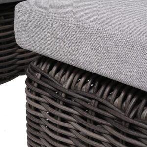 Miloo Home Maje Grey 4-Piece Garden Set 267x267x73cm