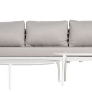 Dviejų Cora White stalelių rinkinys 40x47 cm / 100x29 cm