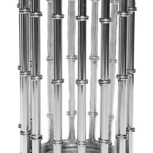 Lantern Pillar 13x13x21cm silver