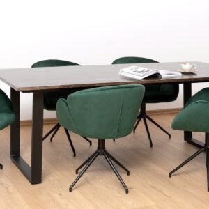 Set: Leon table with Leaf chairs