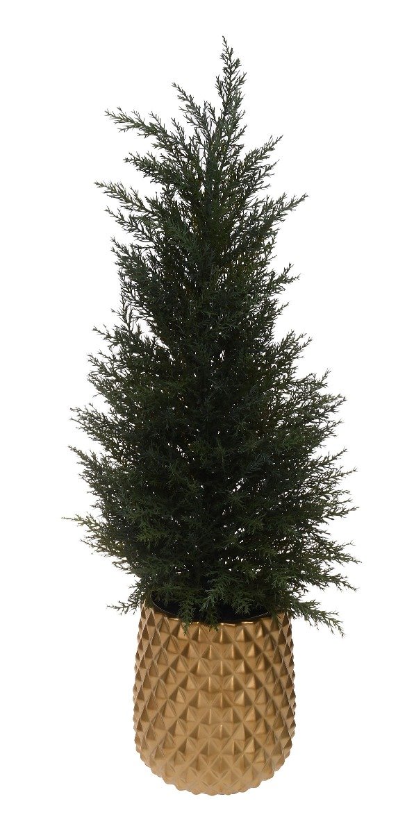 The translation of "Drzewko w doniczce 25x25x71 cm" to English is "Tree in a pot 25x25x71 cm".