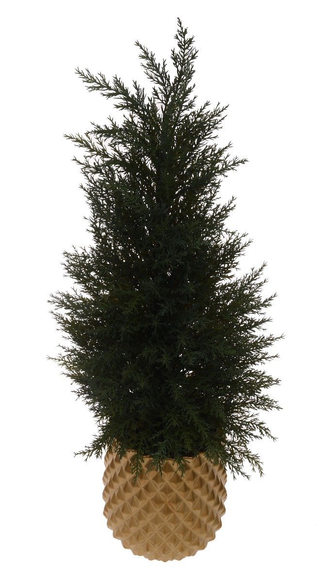 The translation of "Drzewko w doniczce 25x25x71 cm" to English is "Tree in a pot 25x25x71 cm".