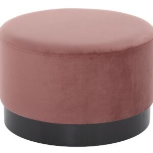 Pufa New Nero 55x35cm velvet powder rose