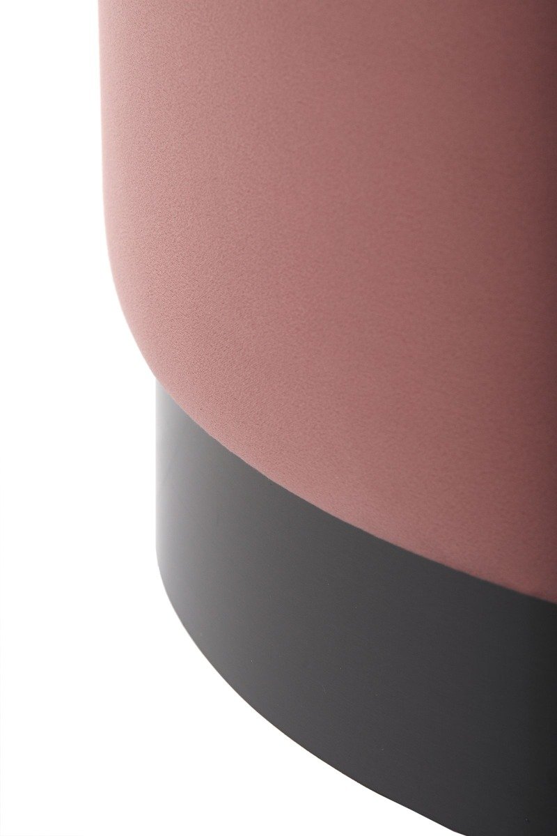 Pufa New Nero 55x35cm velvet powder rose