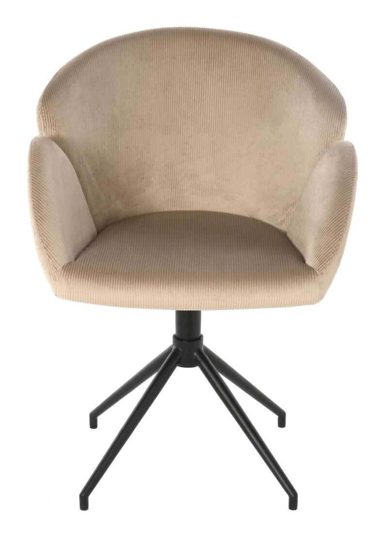 Swivel chair Leaf 60x60x76cm beige