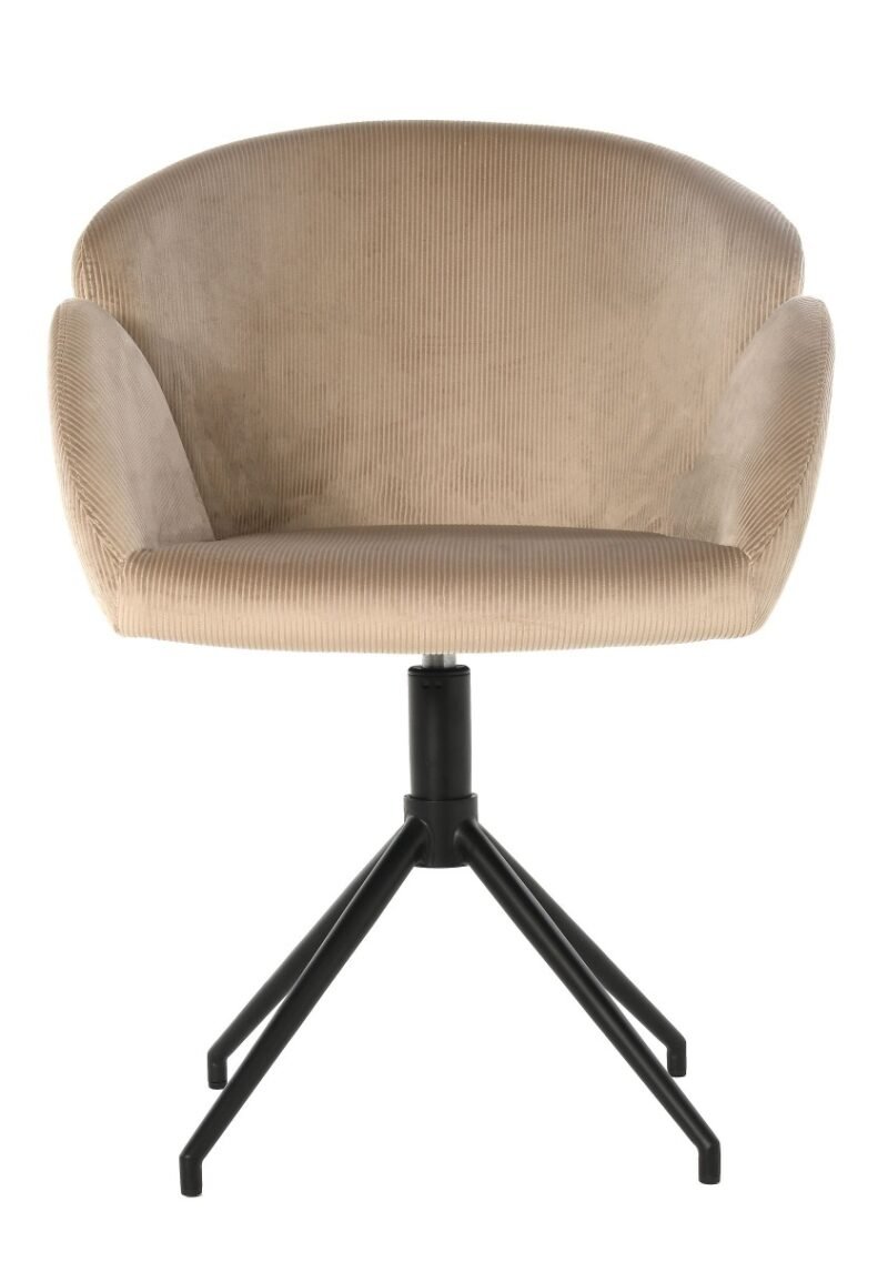 Swivel chair Leaf 60x60x76cm beige