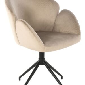 Swivel chair Leaf 60x60x76cm beige
