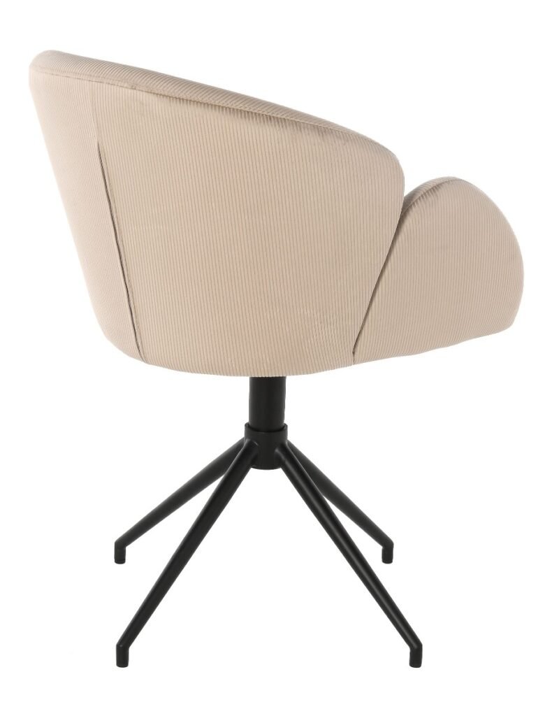 Swivel chair Leaf 60x60x76cm beige