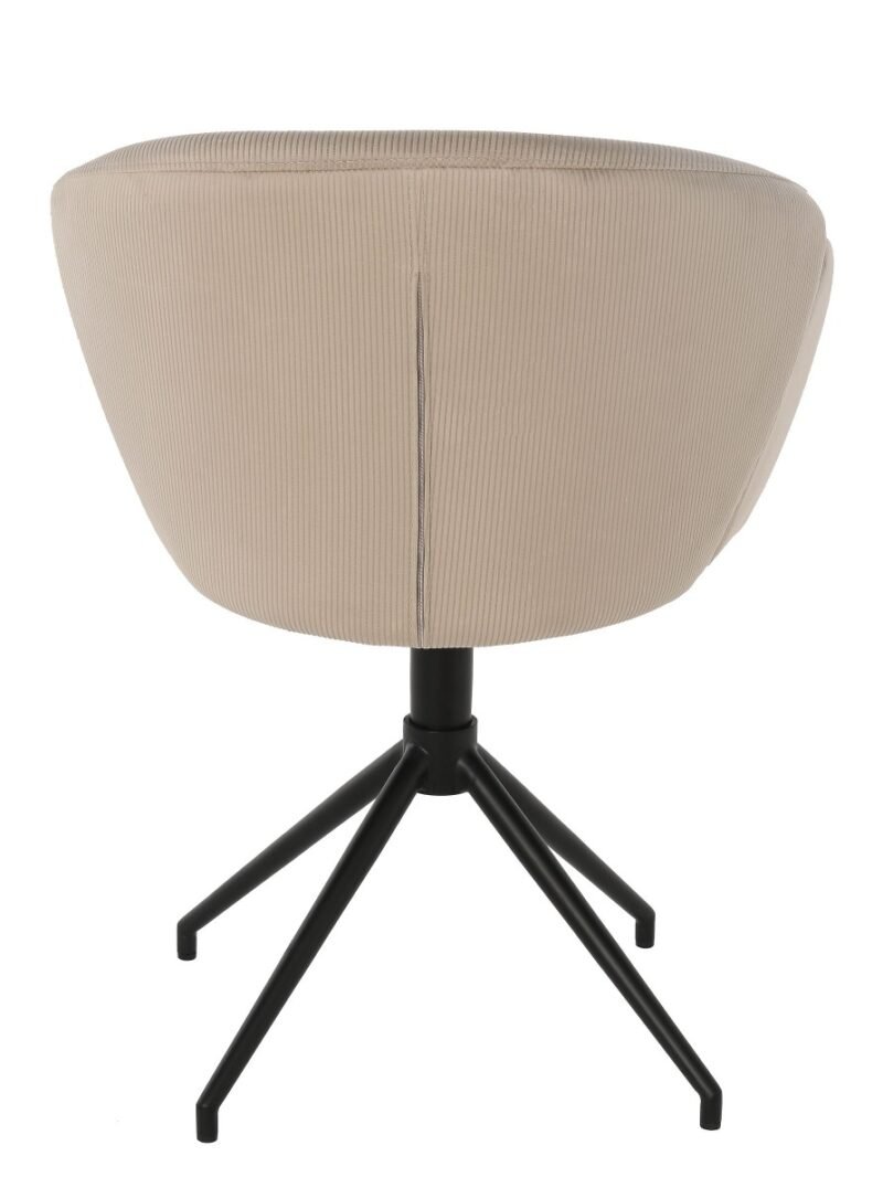 Swivel chair Leaf 60x60x76cm beige