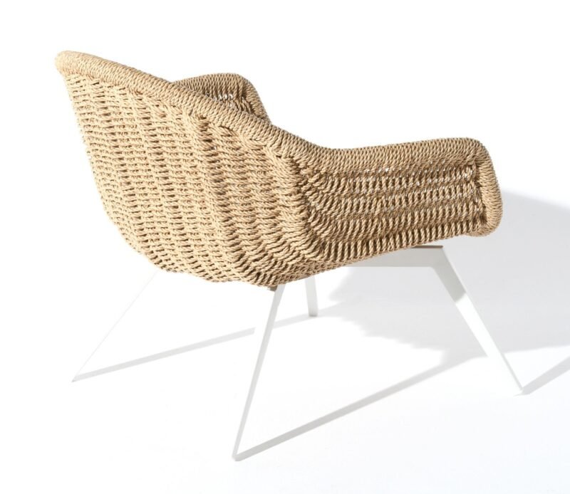 Beige garden chair Bati 82x70x47 cm by Miloo Home