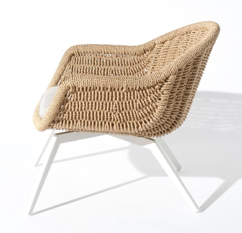 Beige garden chair Bati 82x70x47 cm by Miloo Home