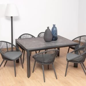 Kalami Table and 6 Chairs Set