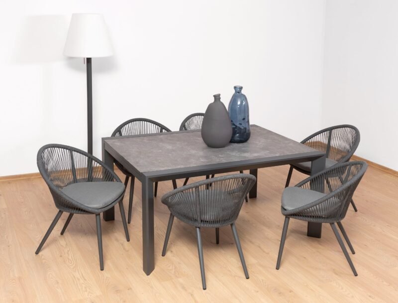 Kalami Table and 6 Chairs Set