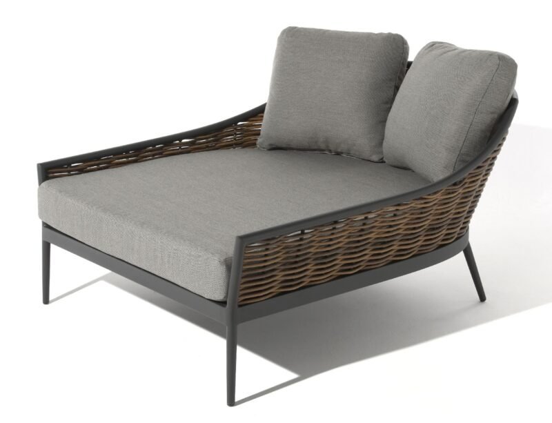 Daybed Cora anthracite 136x127x79cm