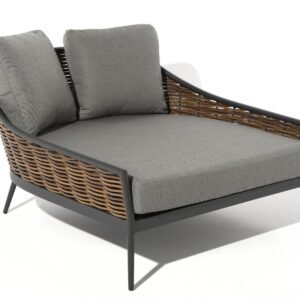 Daybed Cora anthracite 136x127x79cm
