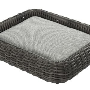 Dog bed outdoor M Maje Grey 60x50x10cm Miloo Home