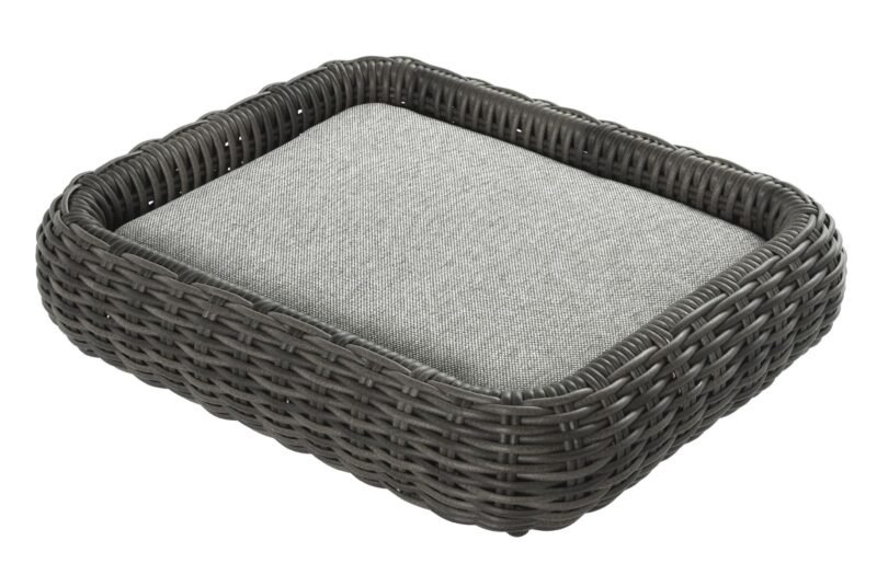 Dog bed outdoor M Maje Grey 60x50x10cm Miloo Home
