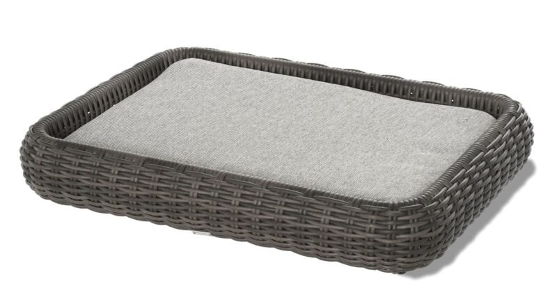 Dog bed L Maje Grey 60x60x10cm by Miloo Home