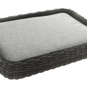 Dog bed L Maje Grey 60x60x10cm by Miloo Home