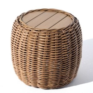 Outdoor table Maje Natural 60x60x50cm by Miloo Home