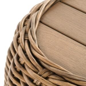 Outdoor table Maje Natural 60x60x50cm by Miloo Home