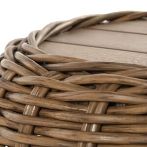 Outdoor table Maje Natural 60x60x50cm by Miloo Home