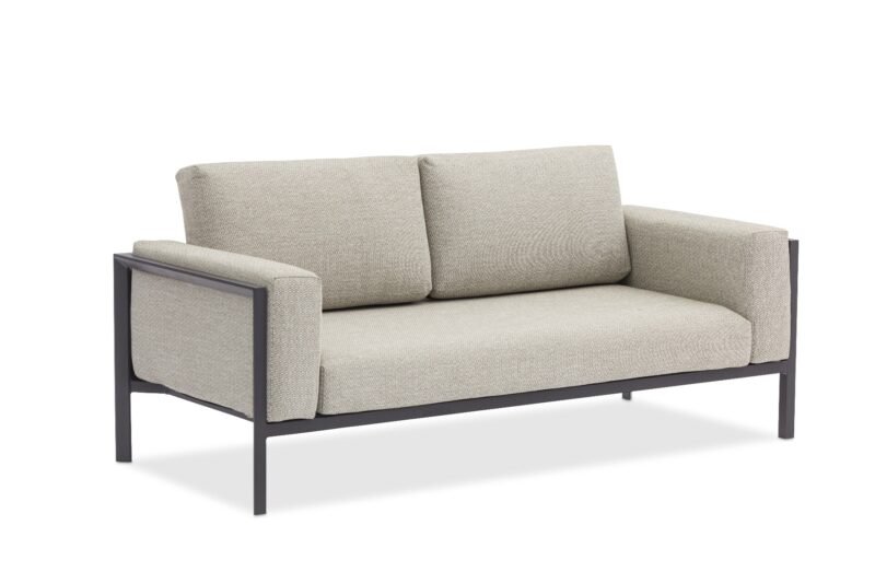 Garden sofa Iluma 2-seater 185x76x24 cm by Miloo Home