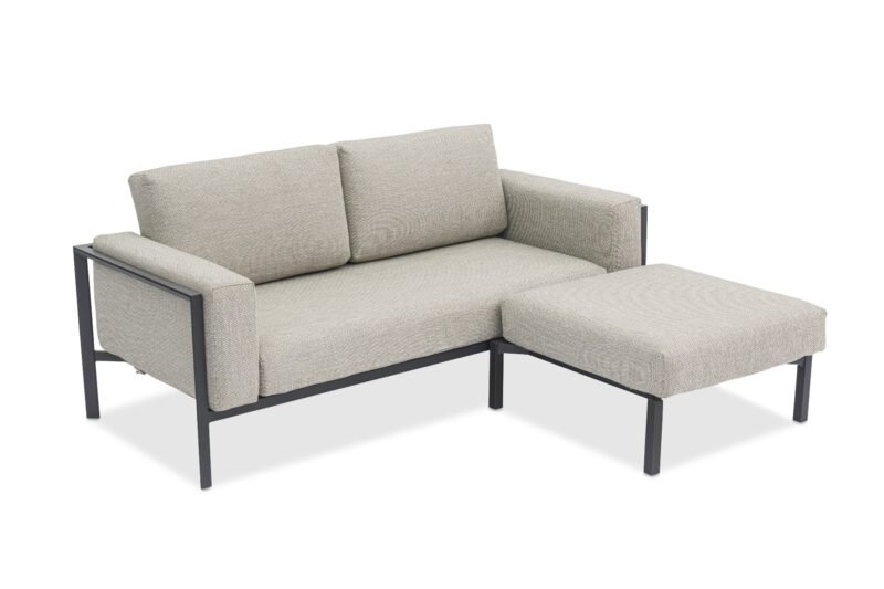 Garden sofa Iluma 2-seater 185x76x24 cm by Miloo Home