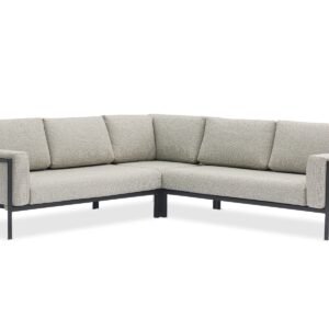 Corner garden lounge set Iluma 3-piece Miloo Home