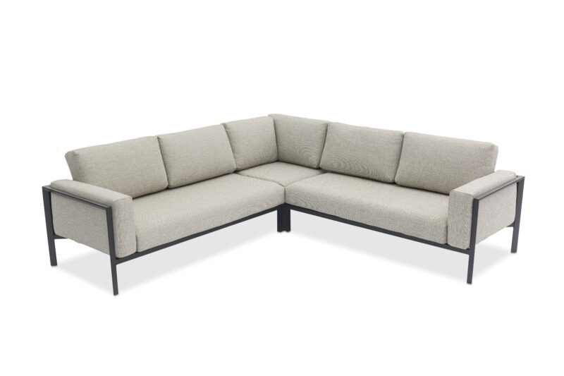 Corner garden lounge set Iluma 3-piece Miloo Home