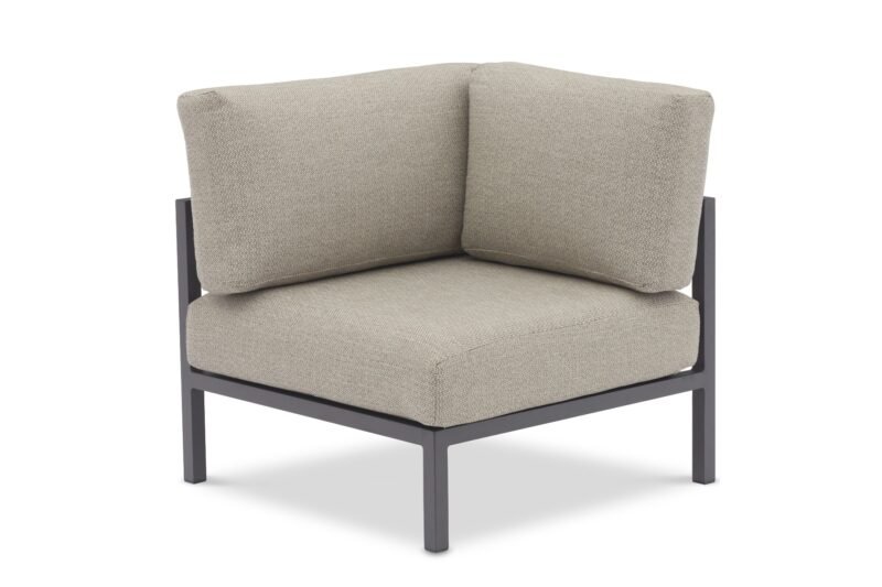 Corner garden lounge set Iluma 3-piece Miloo Home