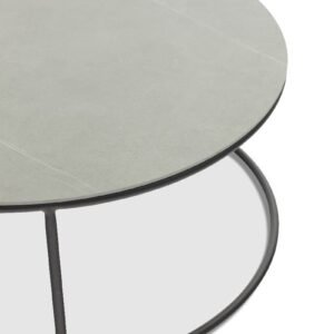 Set of two outdoor coffee tables Iluma 85x36 cm/65x31 cm by Miloo Home