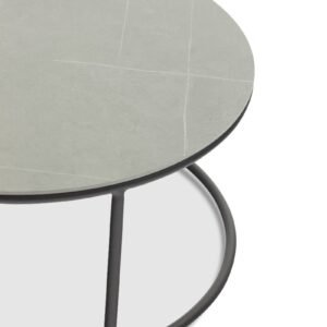 Set of two outdoor coffee tables Iluma 85x36 cm/65x31 cm by Miloo Home