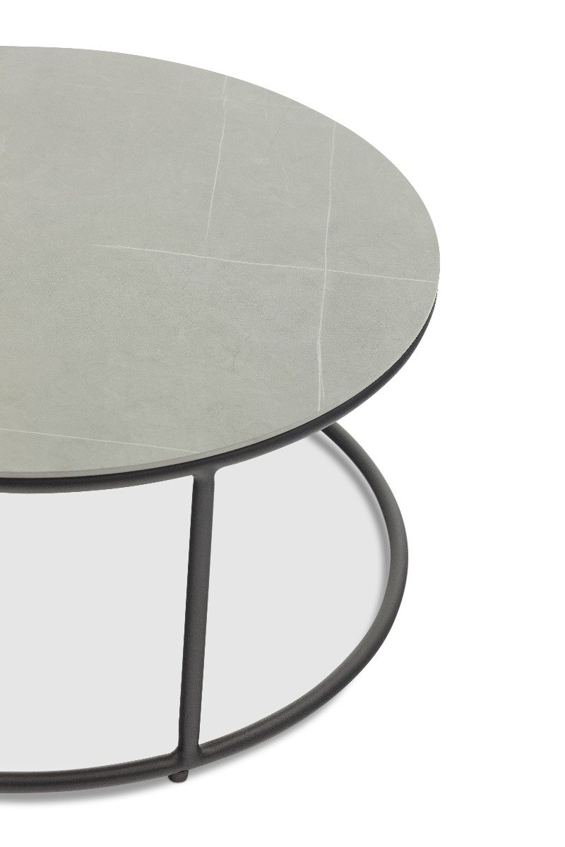 Set of two outdoor coffee tables Iluma 85x36 cm/65x31 cm by Miloo Home