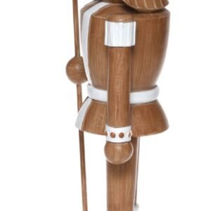 Wooden soldier figurine 11x9x33 cm