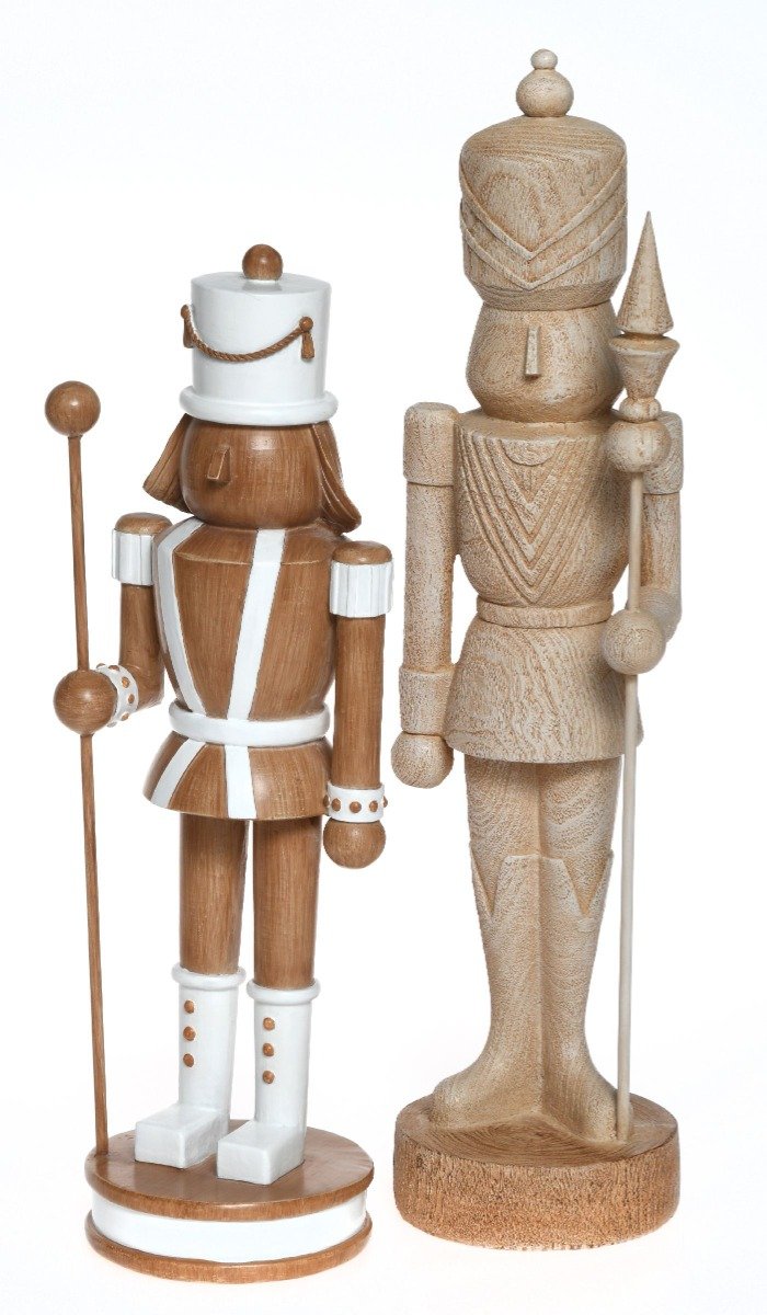 Wooden soldier figurine 11x9x33 cm