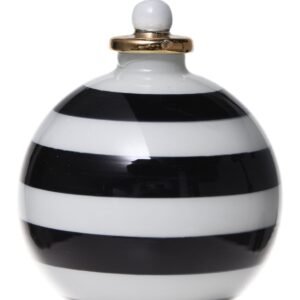 Easter Egg 8cm Black and White