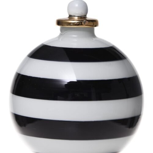 Easter Egg 8cm Black and White