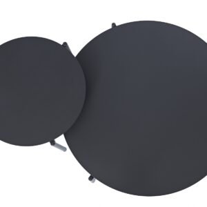 Dviejų Cora Anthracite stalų rinkinys 40x47 cm / 100x29 cm