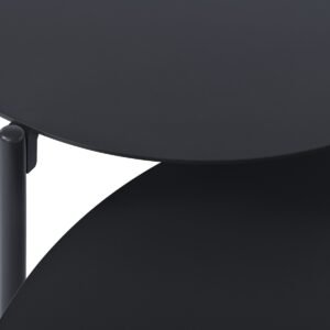 Dviejų Cora Anthracite stalų rinkinys 40x47 cm / 100x29 cm