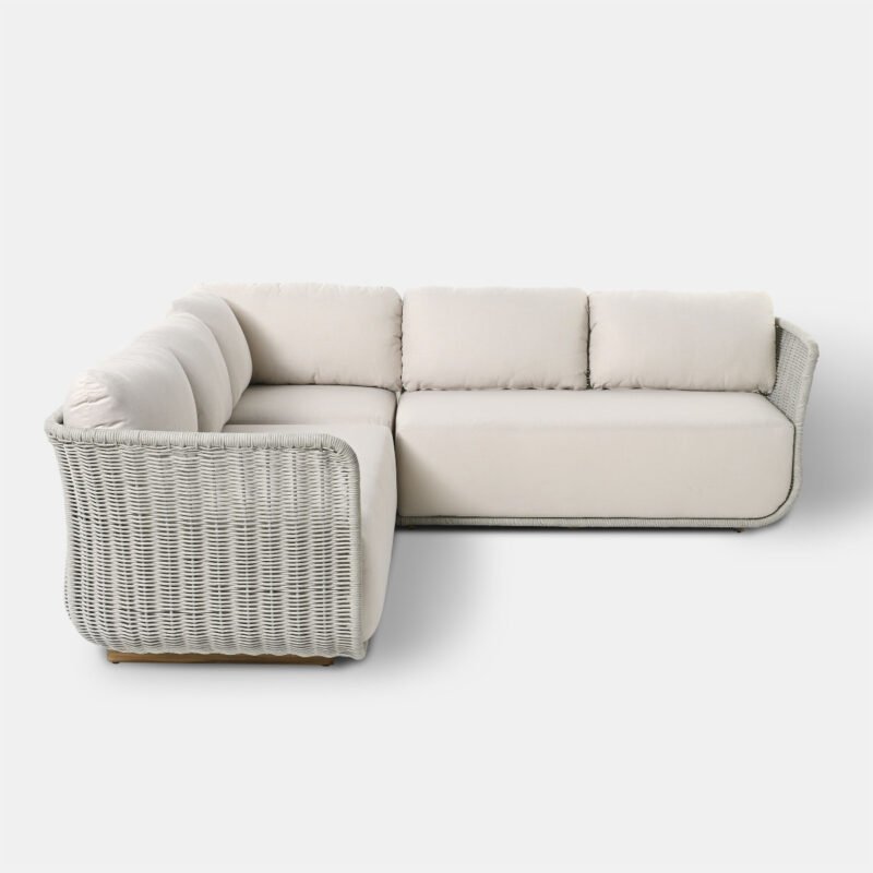 Kampinis svetainės komplektas „Pioverna“ 3 dalių 230x230x70 cm