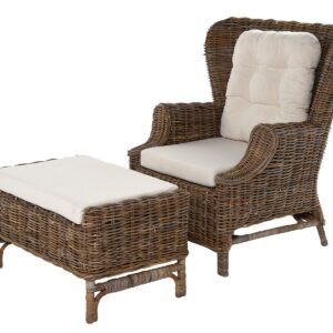 Fotelis su atlošu 83x52x47 cm/ 88x72x107 cm