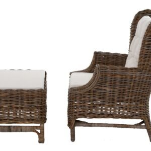 Fotelis su atlošu 83x52x47 cm/ 88x72x107 cm