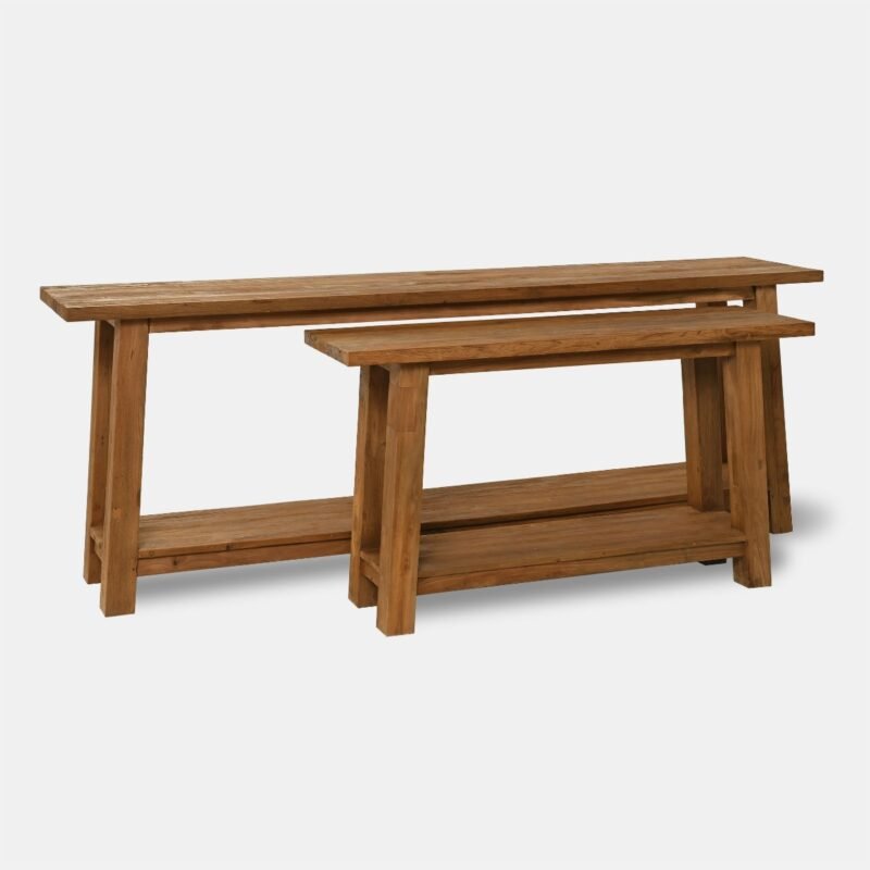 Konsolinis stalas M Arusi 140x40x80cm Tiko natūralus