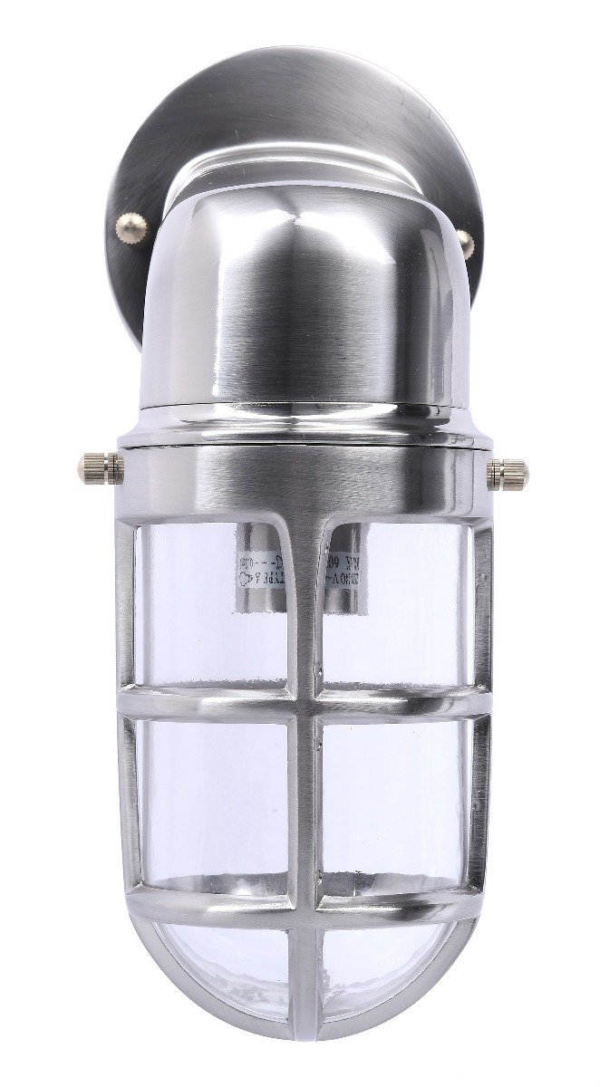 Sconce gamykla žaliavinis nikelis, matmenys 18x25cm.